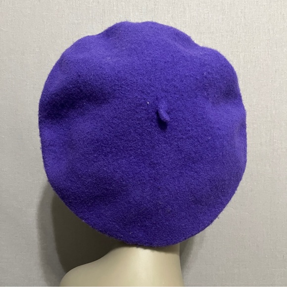 🌟Vintage Purple 100% Wool Beret - Picture 4 of 6